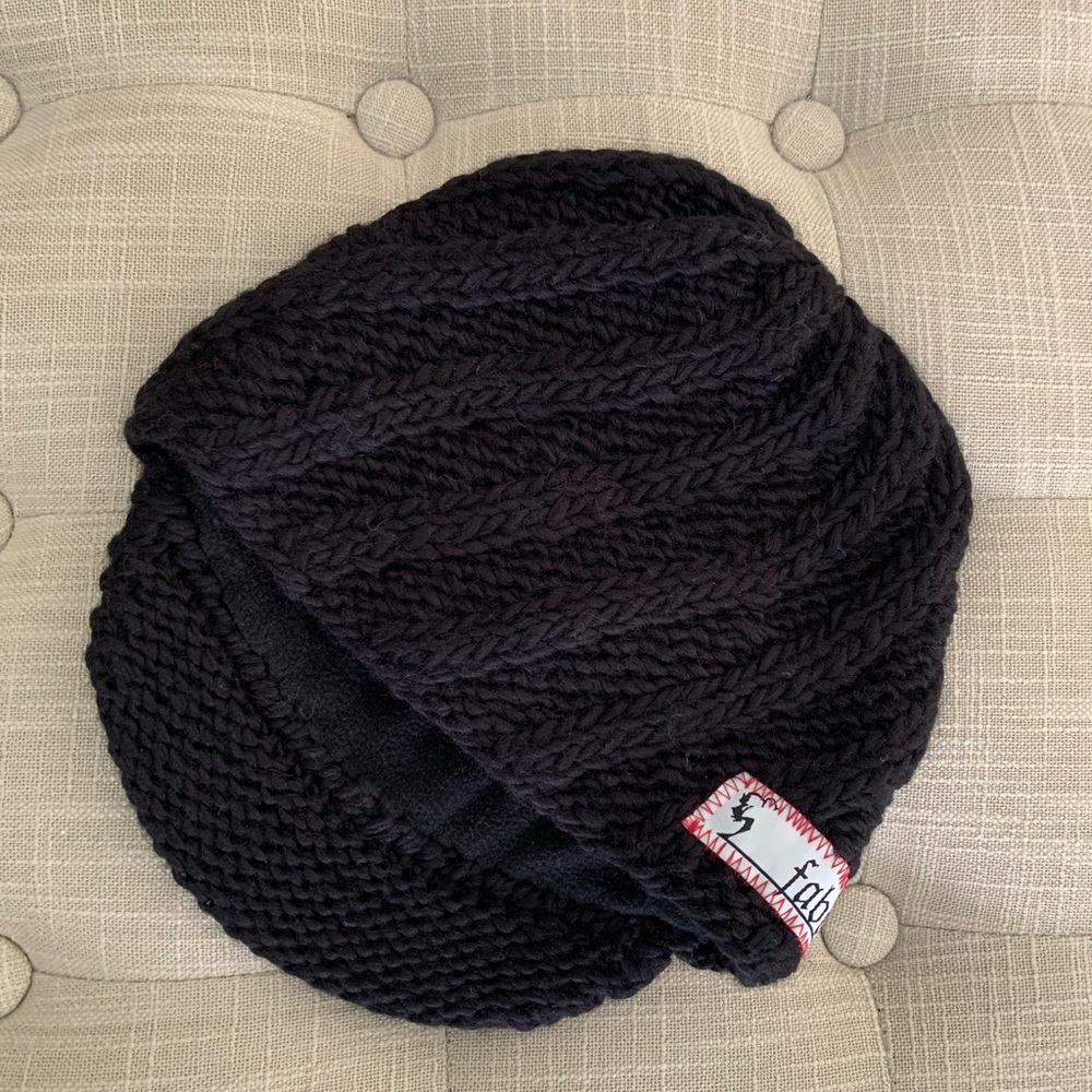 Fleece Line Wool Cabie Hat Never Worn
